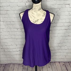 Old Navy Active Tank Mucscle Top Purple mesh run